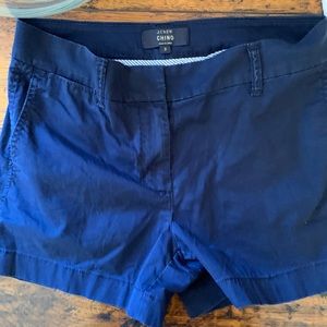 J Crew true navy chino shorts almost new!